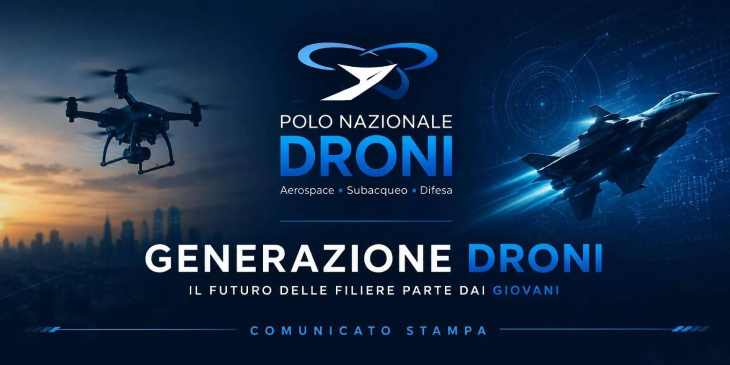 Generazione Droni: Polo Nazionale lança programa para formar nova geração de especialistas em aerospacial e defesa