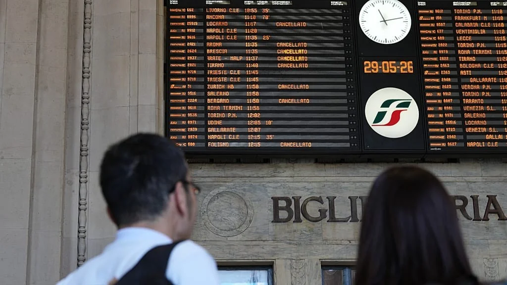 Greve dos trens na Itália (7-8 de setembro): impactos, faixas garantidas e instruções de reembolso