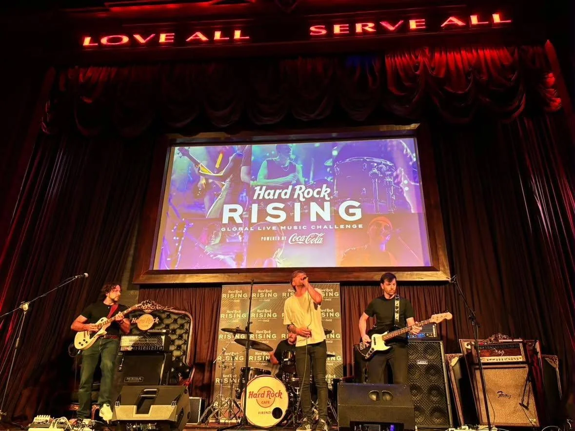 Hard Rock Rising 2026: Leviosa, Giorni Appesi e SUNF são os finalistas italianos do Live Music Challenge