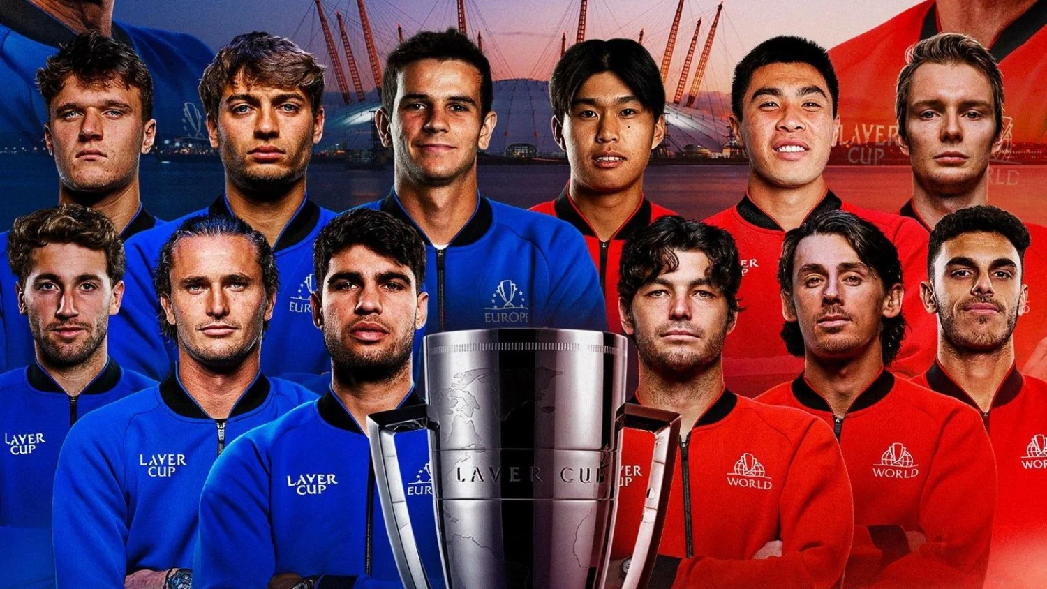 Laver Cup 2026 em Londres: Alcaraz, Zverev e Cobolli guiam a tentativa de redenção da Europa