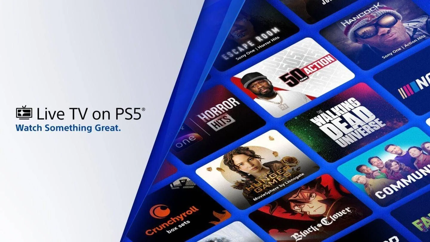 Live TV chega ao PS5 nos EUA: streaming gratuito e com publicidade integrado à consola