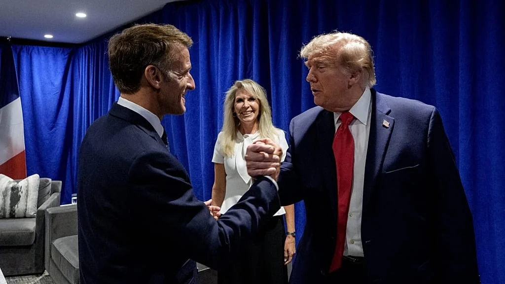 Macron se reúne com Trump em Nova York e propõe resolução da ONU sobre Hormuz e medidas para a Ucrânia