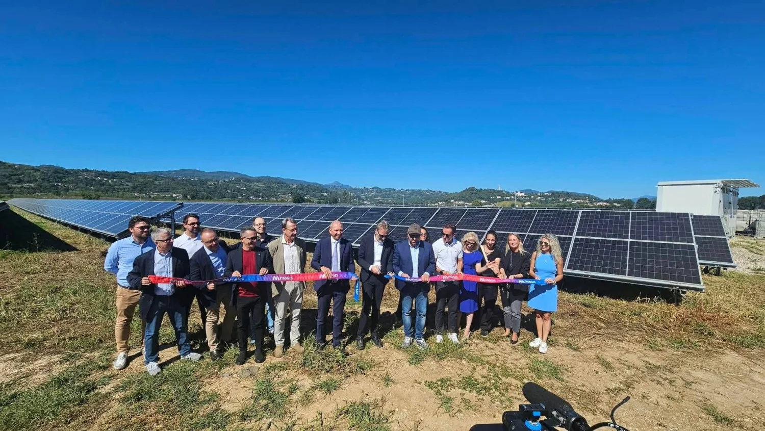 Magis inaugura em Trissino o maior parque fotovoltaico do Vêneto em ex-cava