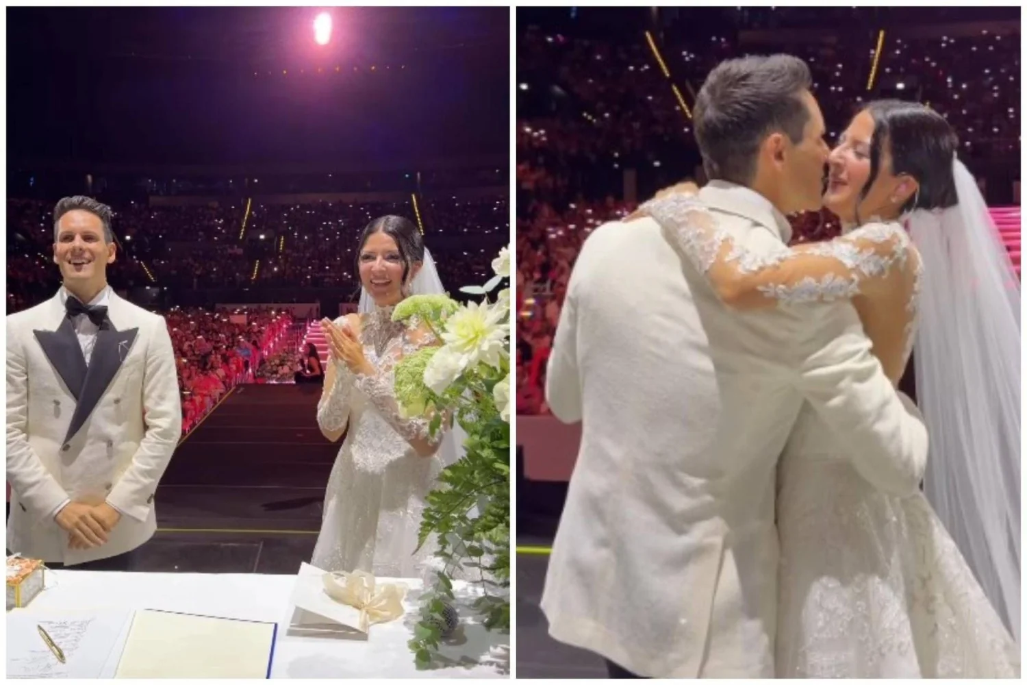 Me contro Te se casaram: casamento-show lota Unipol Arena em Milão e atrai 100 mil no Twitch