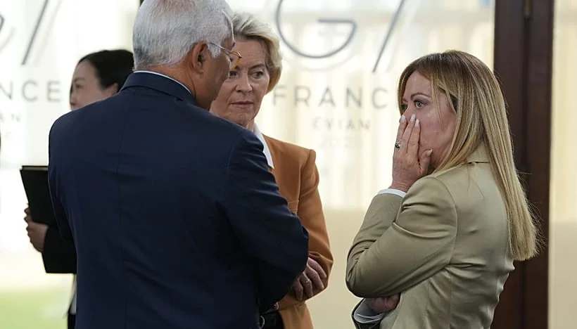 Meloni no G7: apelo por regras globais para a inteligência artificial em meio à corrida EUA-China