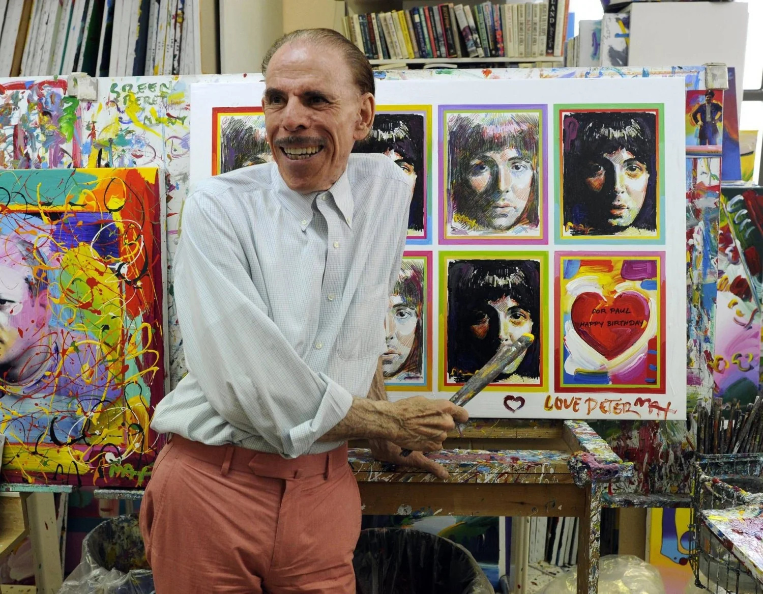 Morre Peter Max, ícone da Pop Art psicodélica que pintou o 'flower power'