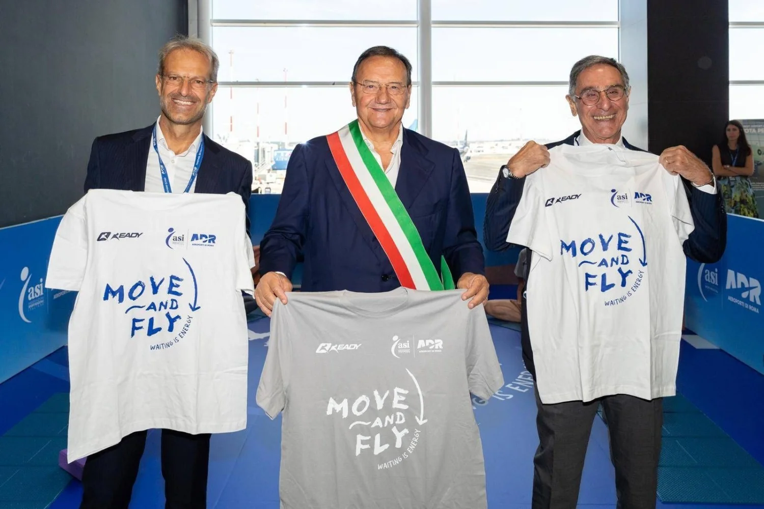 Move and Fly: Aeroporti di Roma e Asi lançam esporte nos terminais de Fiumicino para transformar a espera