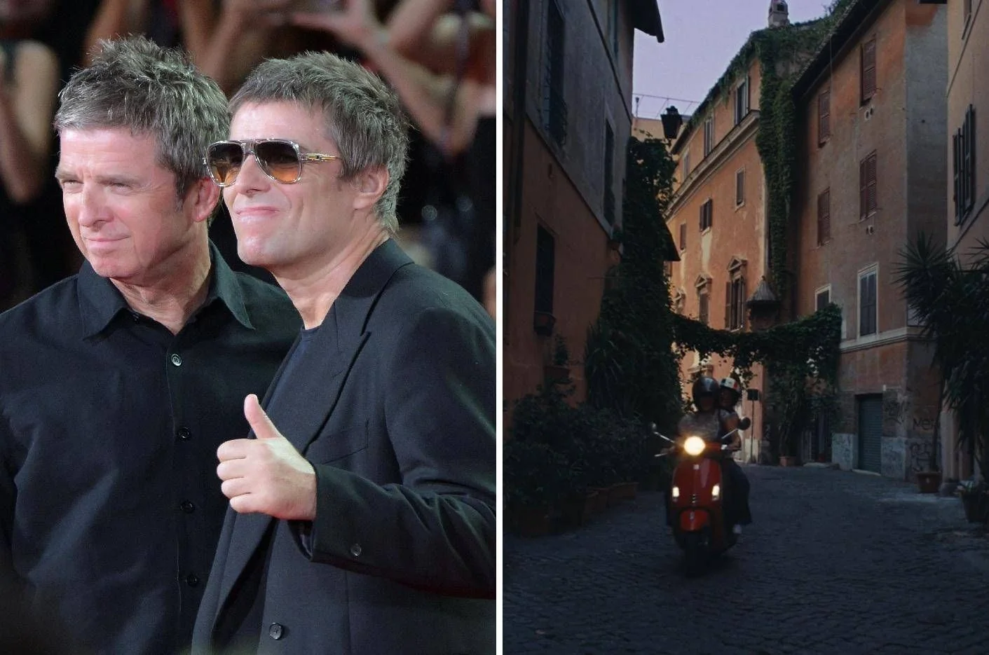 Oasis confirmam Roma no tour 2027: a Vespa em Trastevere é o indício que atiça os fãs