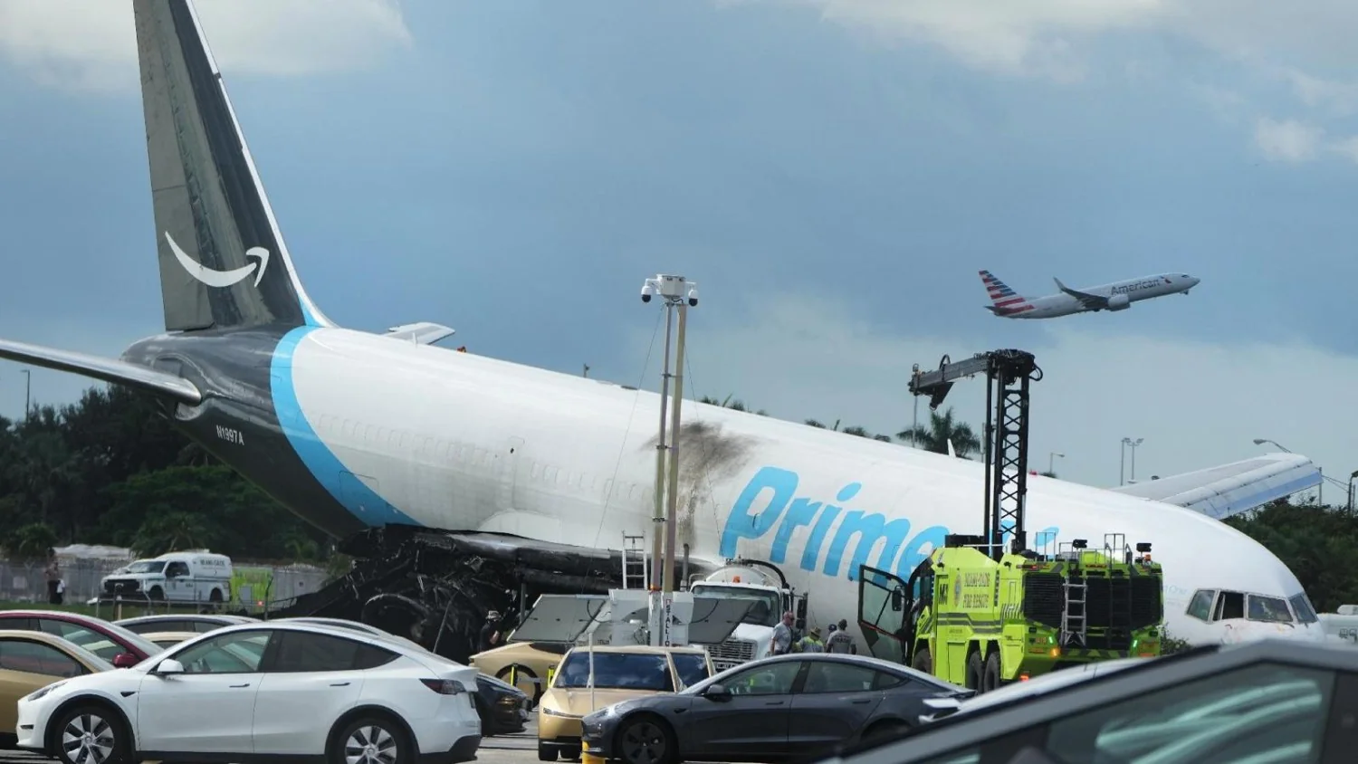 Recuperadas as caixas‑negras do cargueiro da Amazon que saiu da pista em Miami; busca da verdade entra numa nova fase