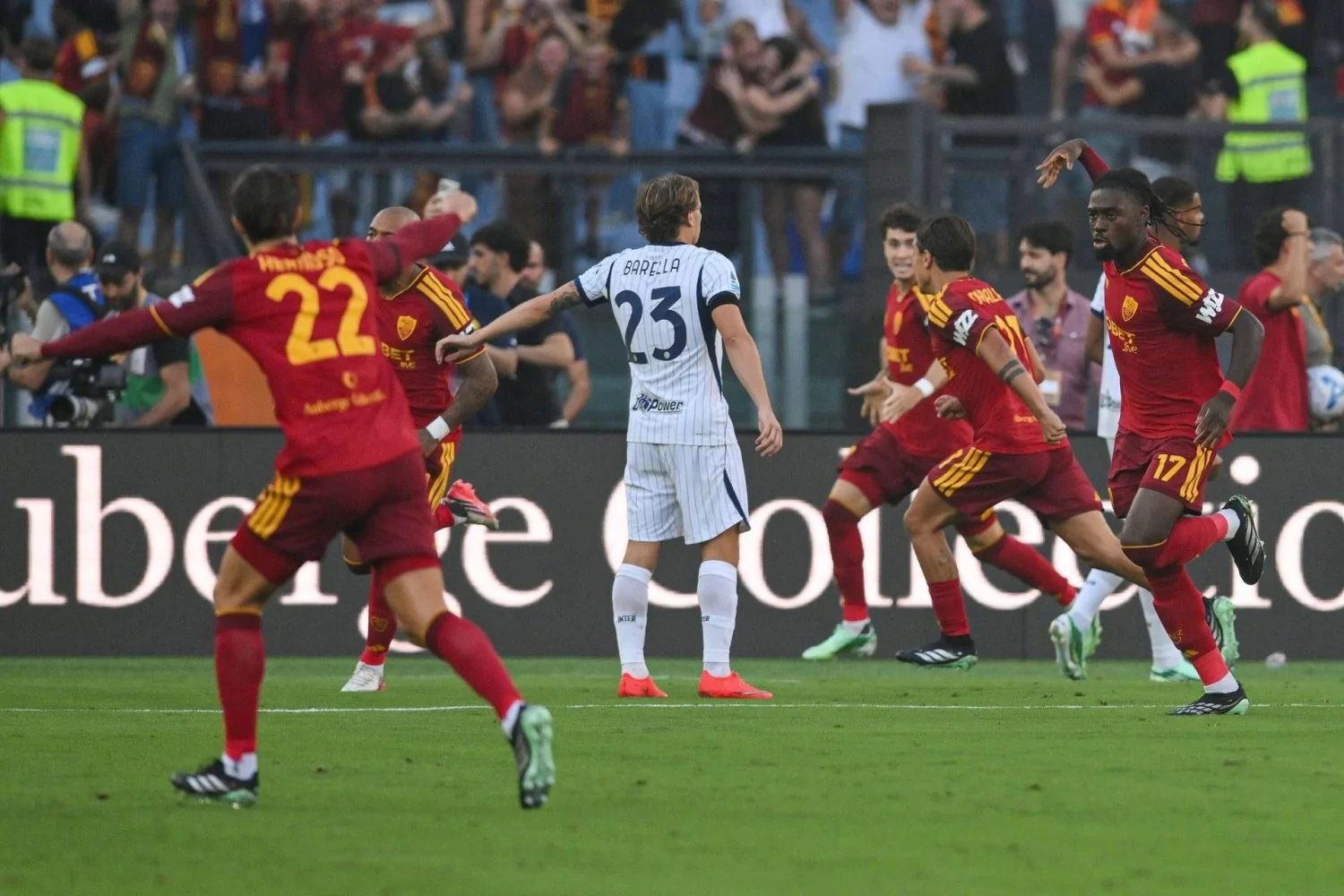 Roma-Inter: gol de Koné validado após revisão do VAR no Olímpico — o que realmente aconteceu