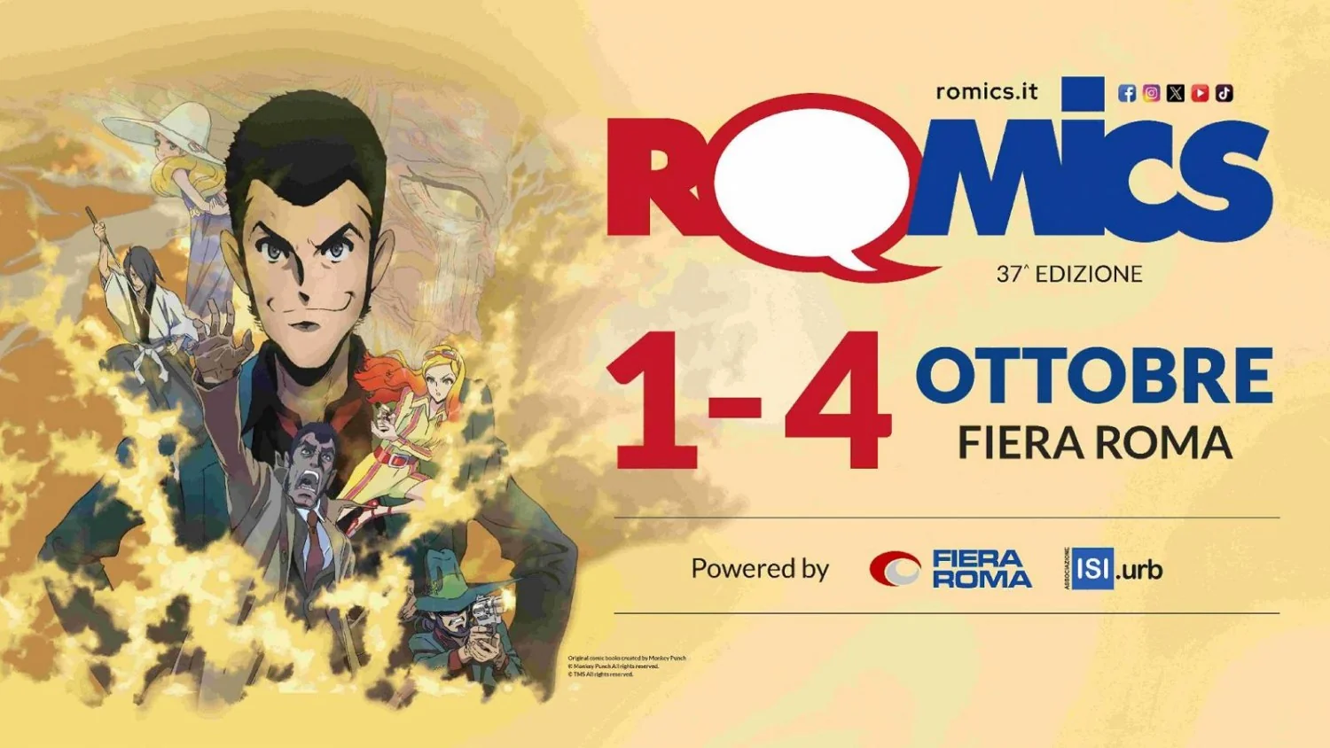 Romics 2026: Roma se torna a capital do imaginário na 37ª edição com Takeshi Koike, ZeroCalcare e grandes nomes