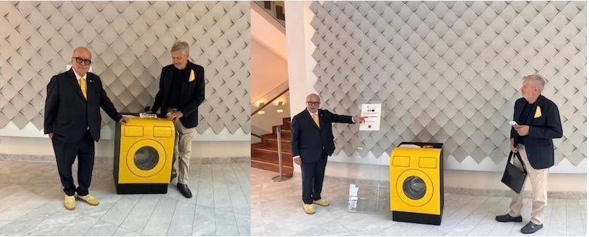 S WASH: a lavadora que se transforma em objeto de design e estreia em Pordenonelegge