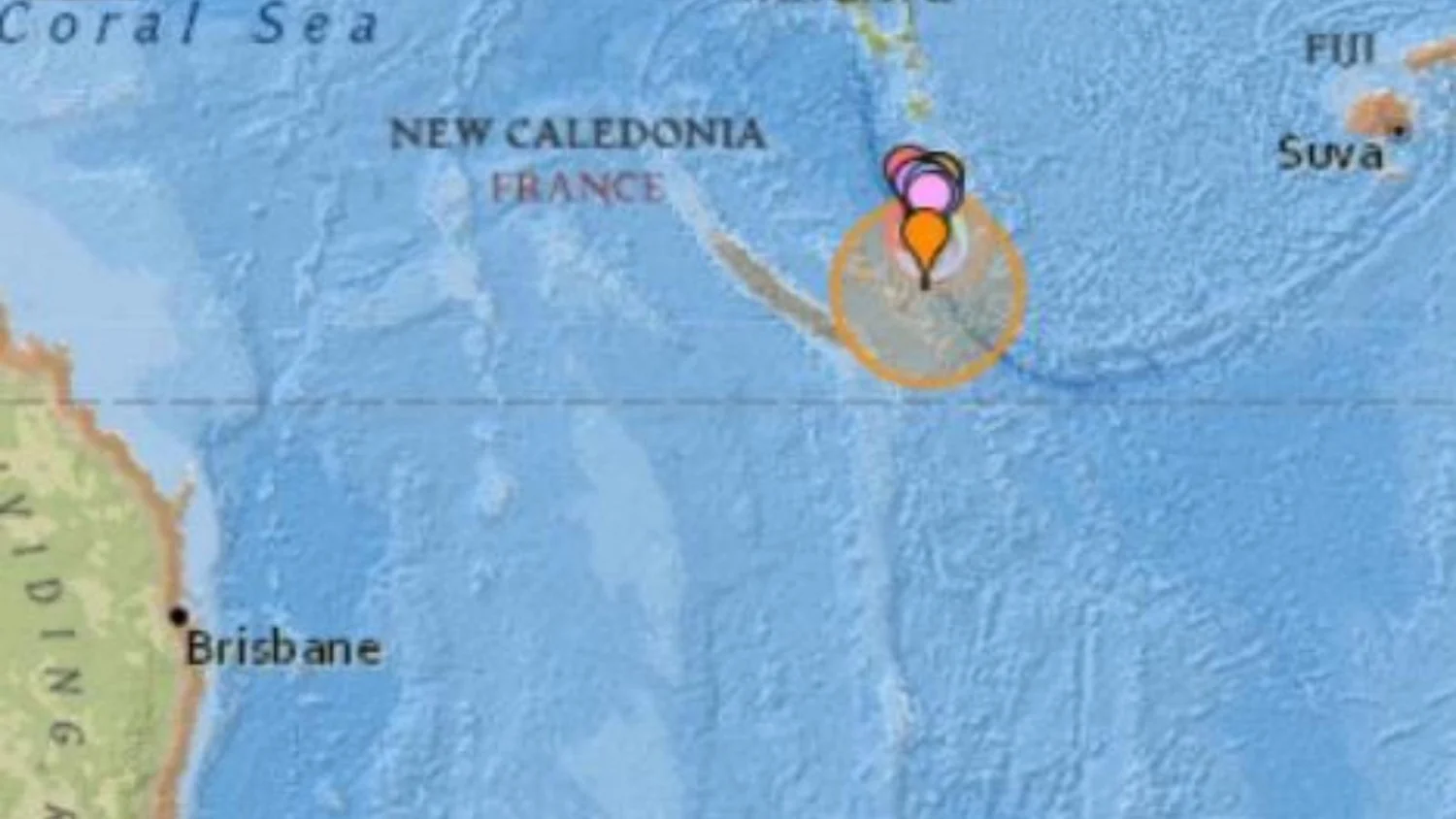 Sismo de magnitude até 7.0 sacode a Nova Caledônia; sistema norte-americano afasta risco de tsunami