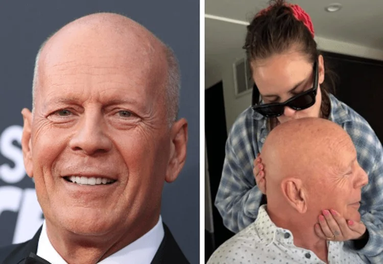 Tallulah publica foto e revela o afeto da família a Bruce Willis, que enfrenta demência frontotemporal