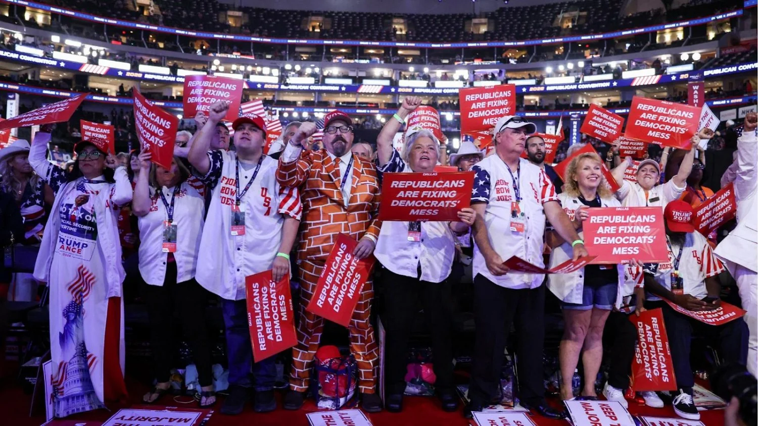 Trump centraliza a convenção republicana em Dallas: jogada estratégica rumo aos midterms