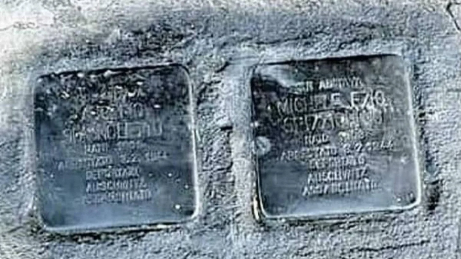 Vandalizadas em Roma as pedras de memória de Spizzichino e Spagnoletto durante Yom Kippur