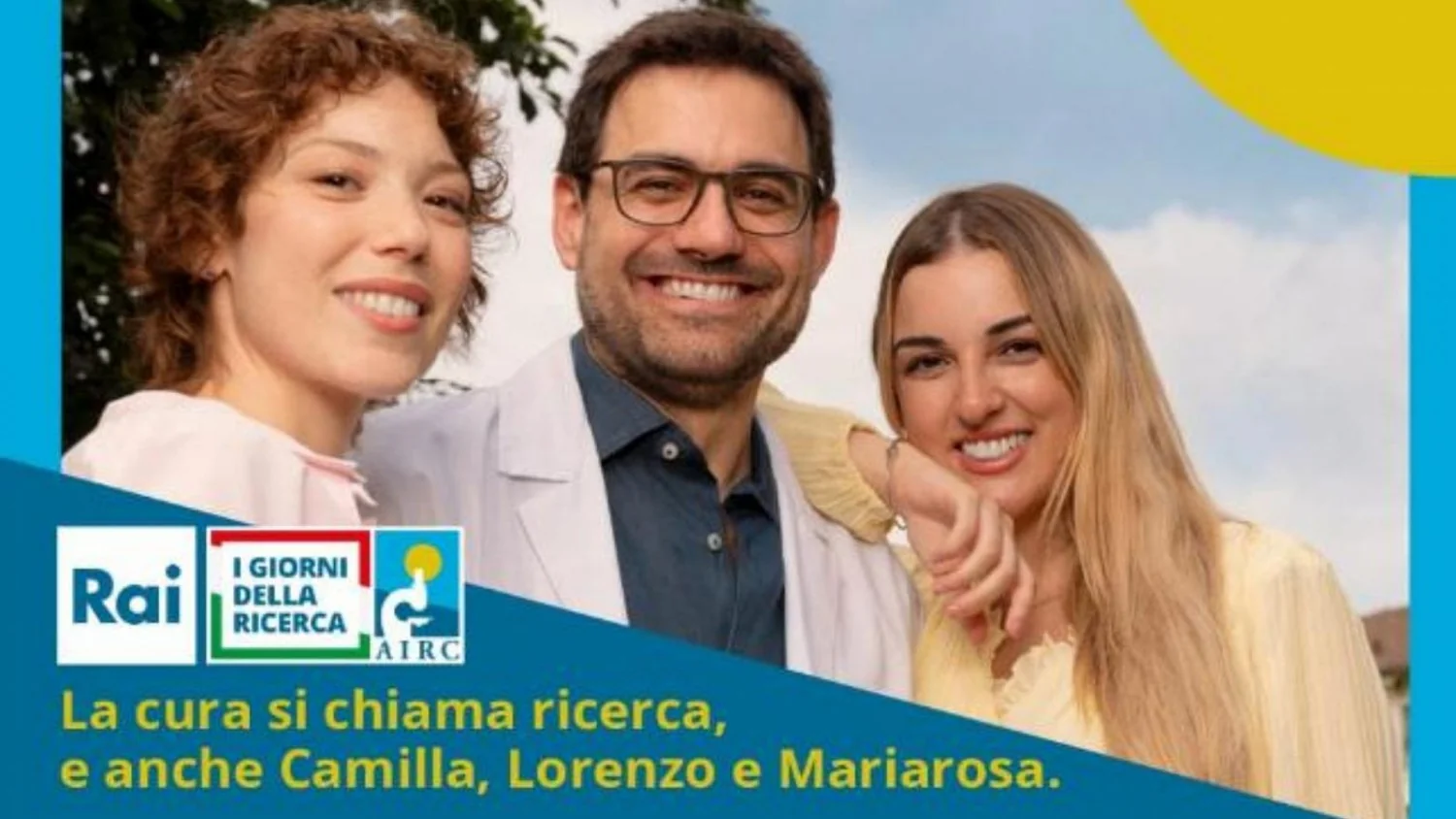AIRC e RAI unem forças nos «Dias da Pesquisa» para iluminar a luta contra o câncer