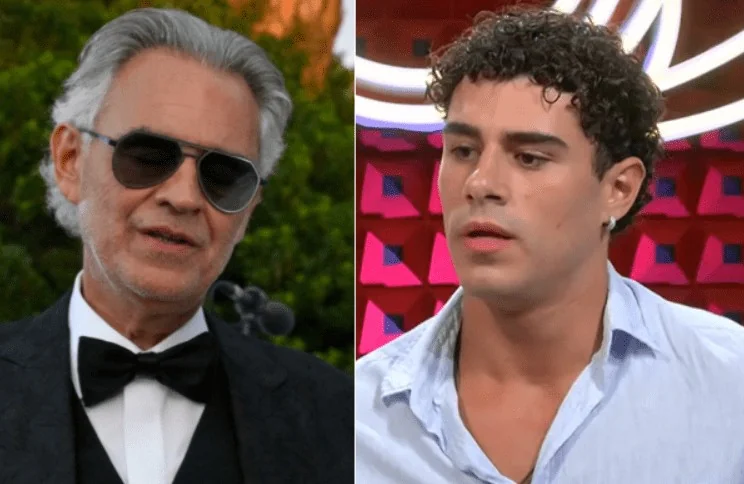 Andrea Bocelli responde à polêmica: ‘Me fez sorrir’ após frase de Roncaccia no Grande Fratello Vip