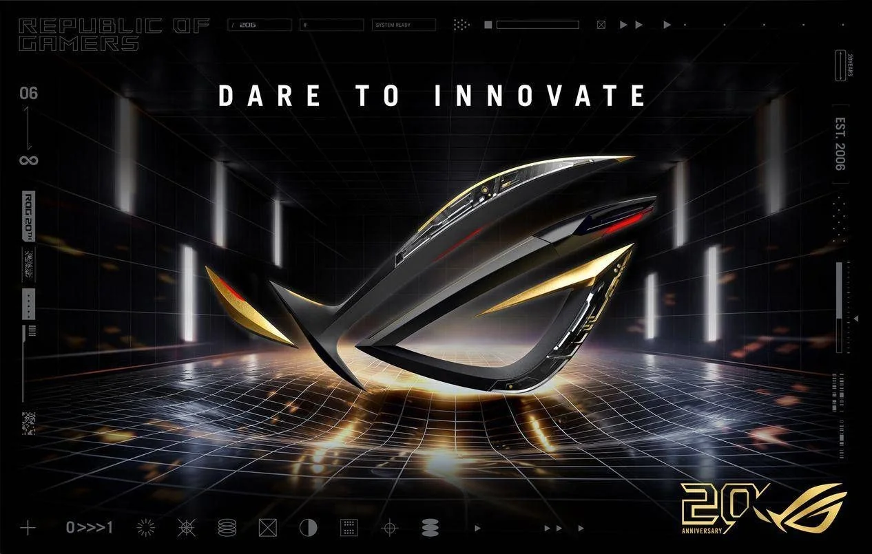 ASUS ROG completa 20 anos: da Crosshair ao AI, a evolução de um ecossistema para gamers e creators