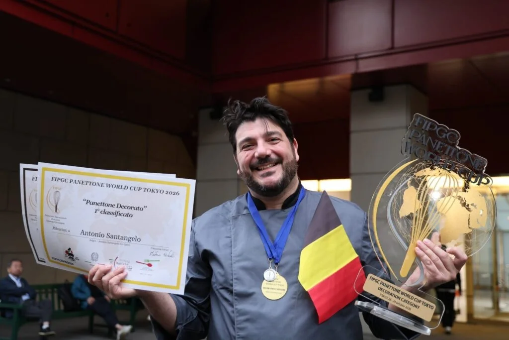 Bélgica conquista ouro no Panettone Artístico criado pelo siciliano Antonio Santangelo