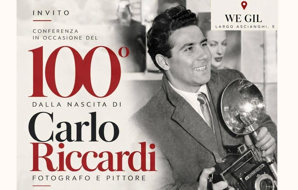 Centenário de Carlo Riccardi: memória, fotografia e pintura em debate no We Gill, Roma