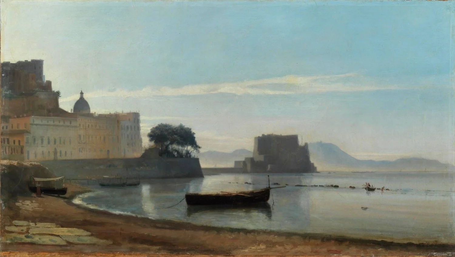Corot no Capodimonte: 'La baia di Napoli con Castel dell’Ovo' (1828) passa à coleção