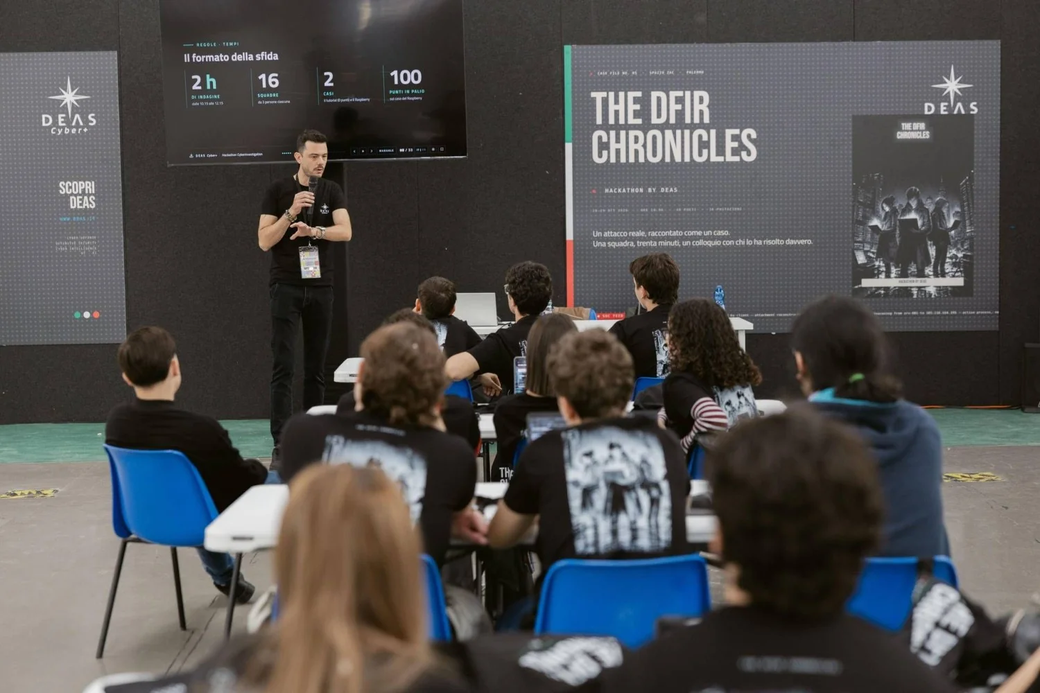 Deas promove em Palermo o maior resident hackathon escolar da Itália em cibersegurança