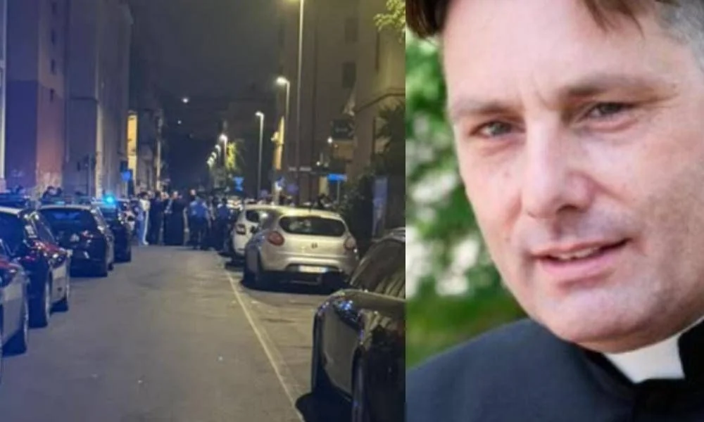 Don Antonio Coluccia cercado no Quarticciolo: ameaças e insultos em árabe e italiano