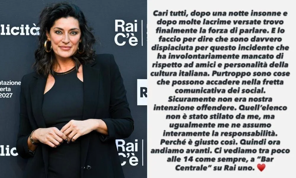 Elisa Isoardi pede desculpas após polêmica do 'toto-morti' em 'Bar Centrale' e assume responsabilidade