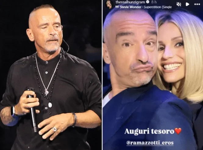 Eros Ramazzotti completa 63 anos: homenagem afetuosa de Michelle Hunziker e Aurora