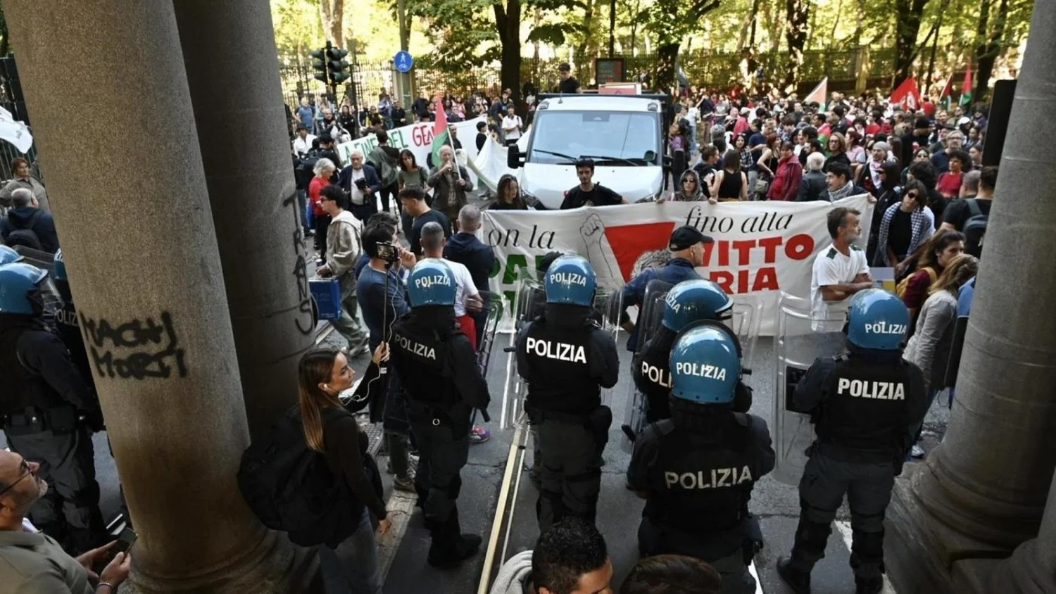 Estudantes nas ruas por Gaza: manifestações em 50 cidades e ato nacional em Roma pela “fim do genocídio”