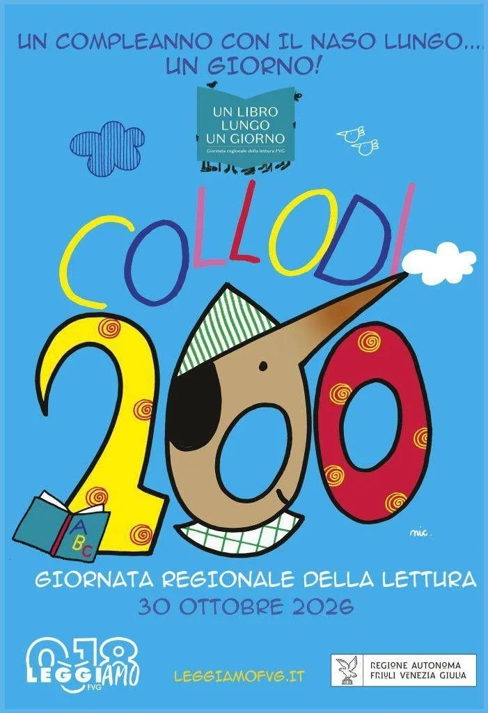 Friuli Venezia Giulia antecipa o bicentenário de Collodi com uma maratona de leitura dedicada a Pinocchio
