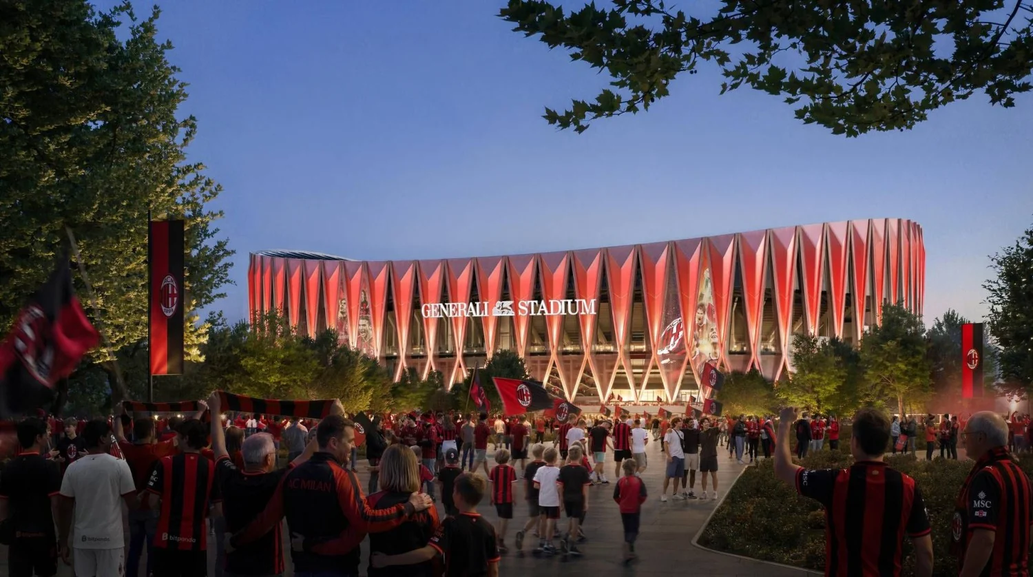 Apresentado o Generali Stadium: a nova casa de Milan e Inter a partir de 2031/32