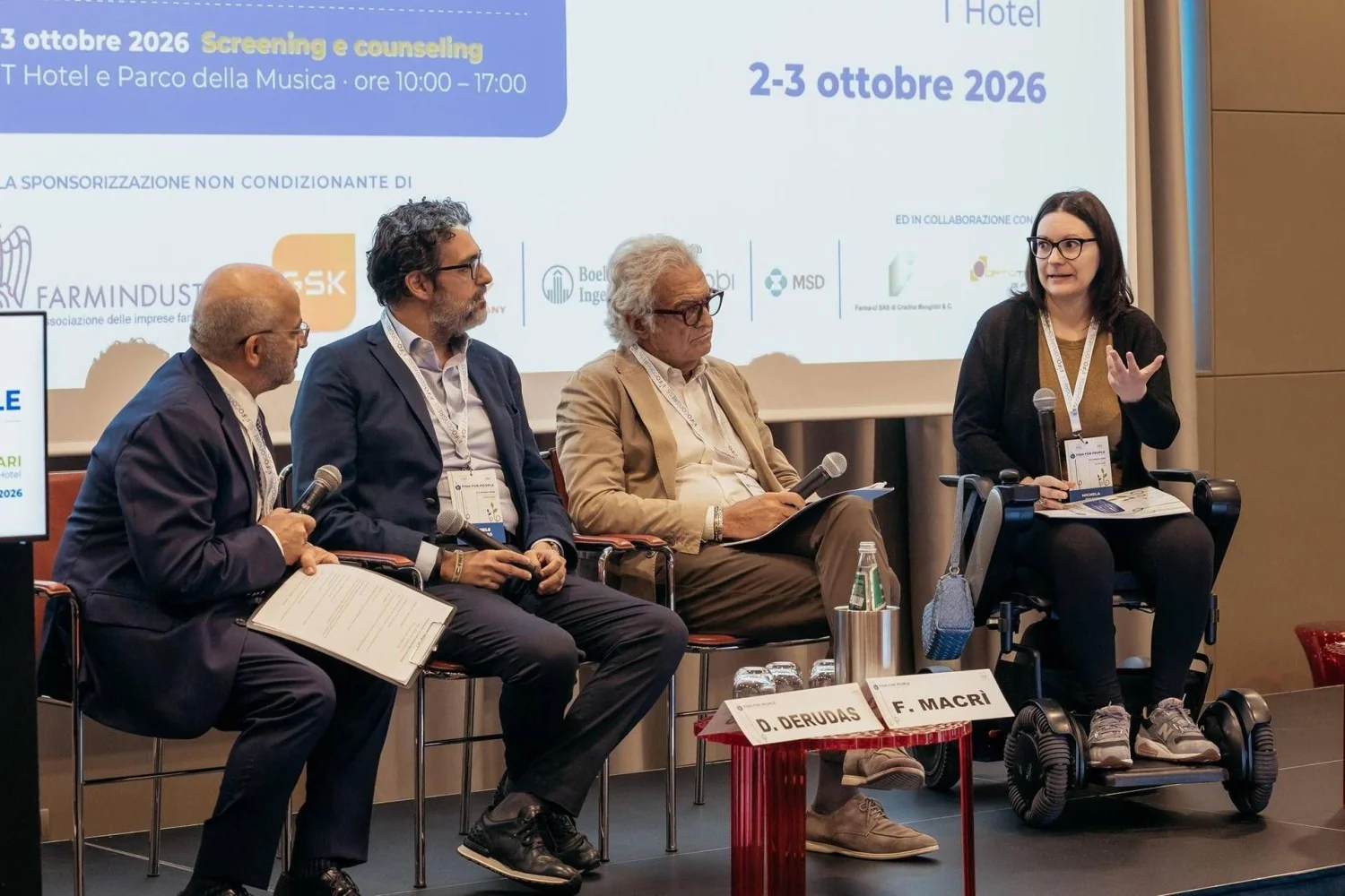 Macrì (Fism) em Cagliari: inovação deve se converter em benefícios concretos à saúde