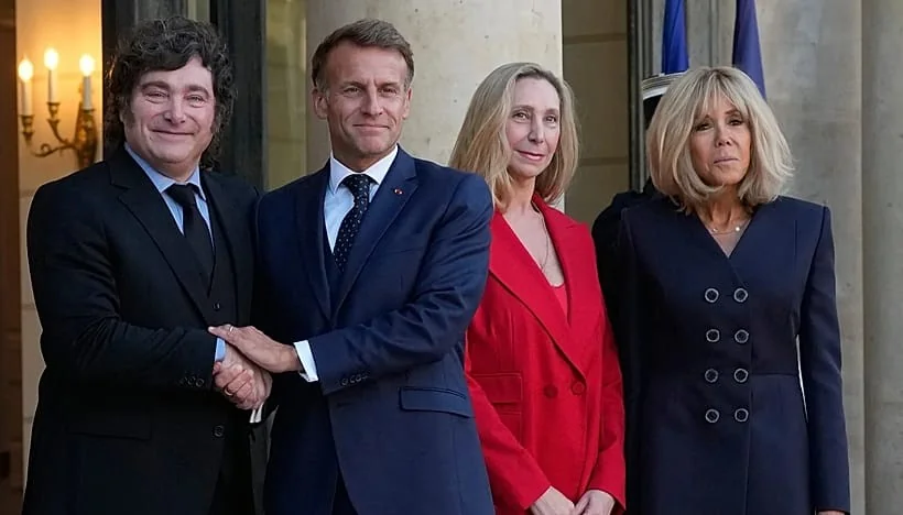 Milei em Paris: encontro com Macron e anúncio de US$10 bilhões da TotalEnergies para a Argentina