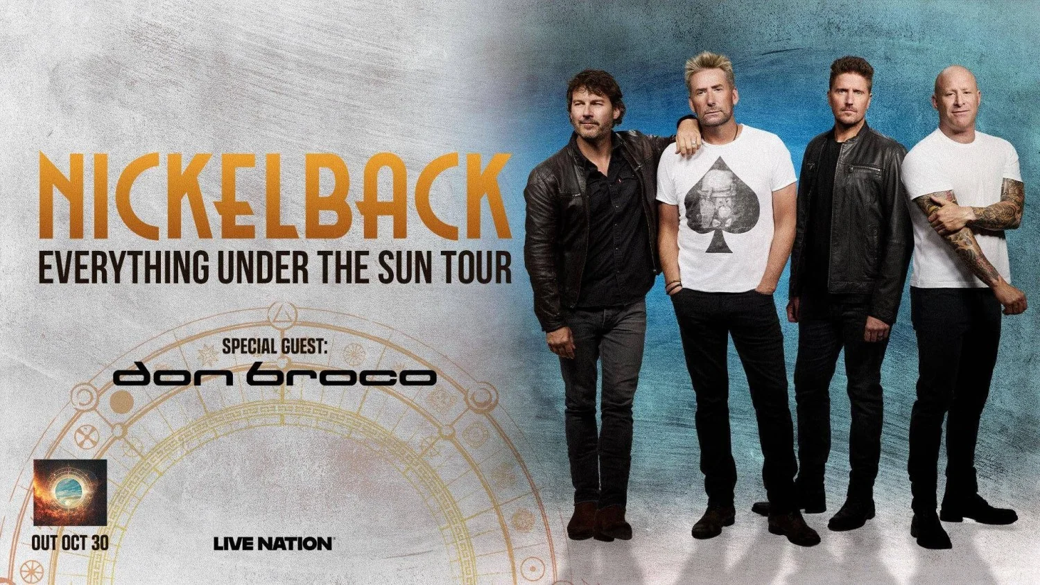 Nickelback anunciam Everything Under The Sun Tour 2027 com parada única em Milão