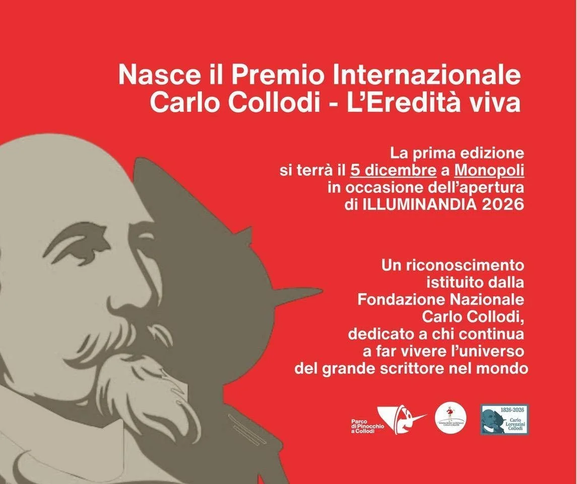 Nasce o Prêmio Internacional 'Carlo Collodi – L’Eredità viva' para manter Pinocchio vivo no mundo