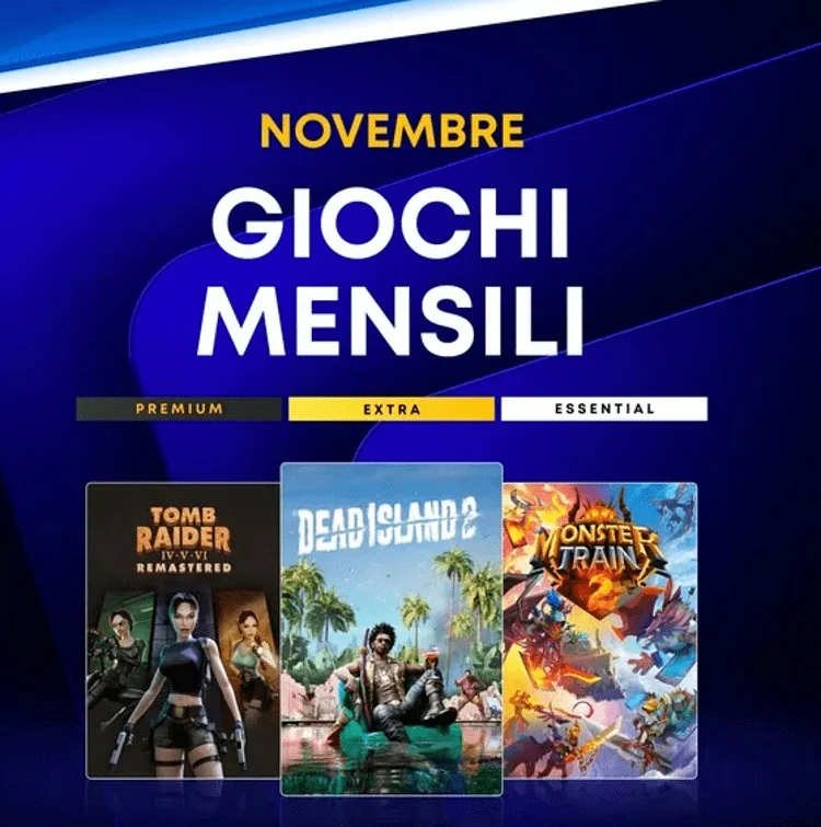 PS Plus Essential: Dead Island 2, Monster Train 2 e a trilogia remasterizada de Tomb Raider em novembro 2026
