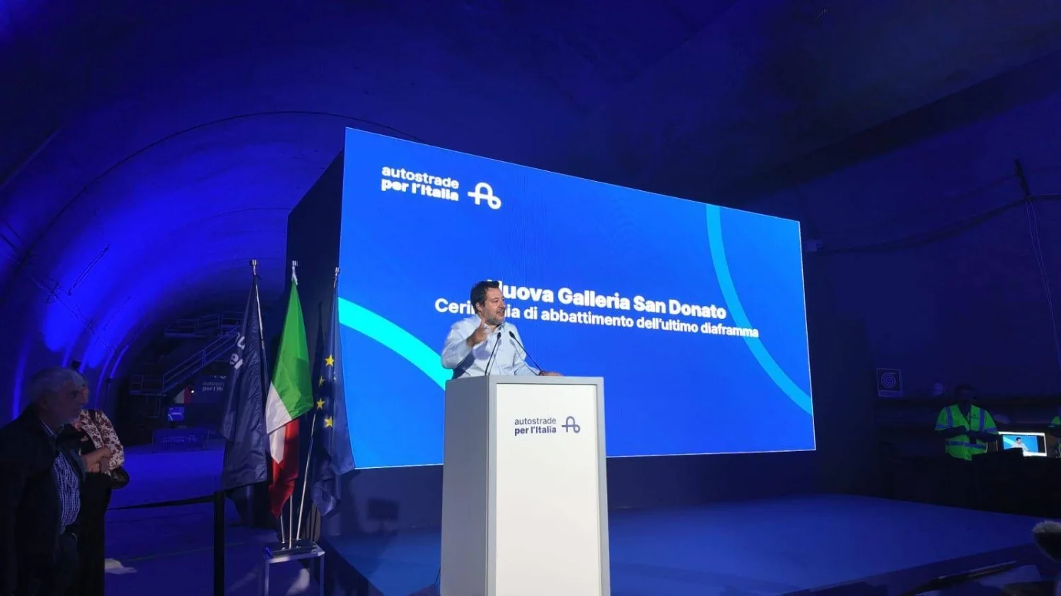 Salvini defende que obras públicas impulsionam emprego e pede unidade política