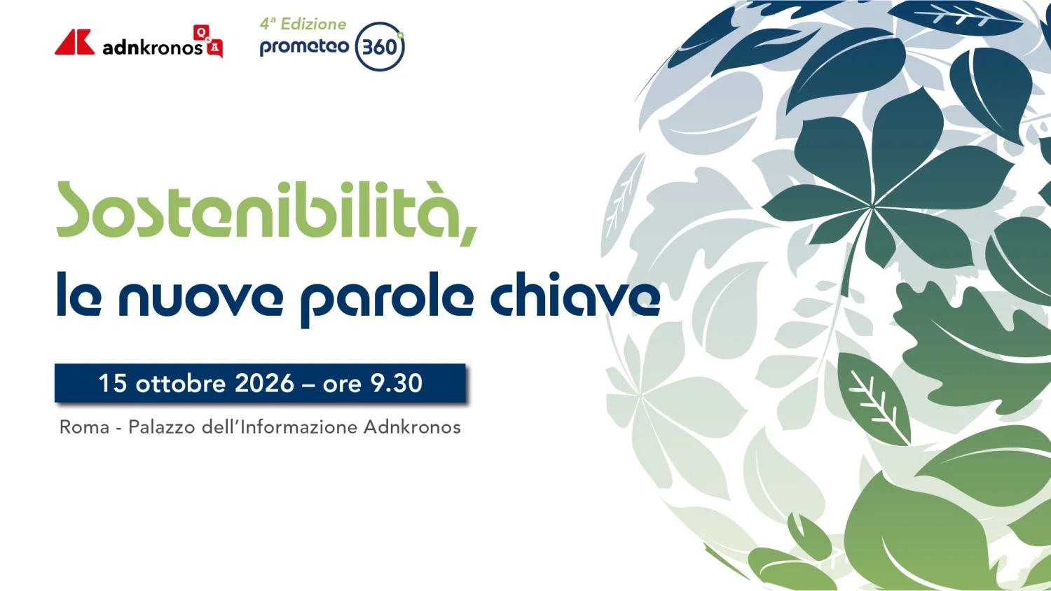 Sustentabilidade: novas palavras-chave e desafios — evento Espresso Italia Q&A em 15 de outubro