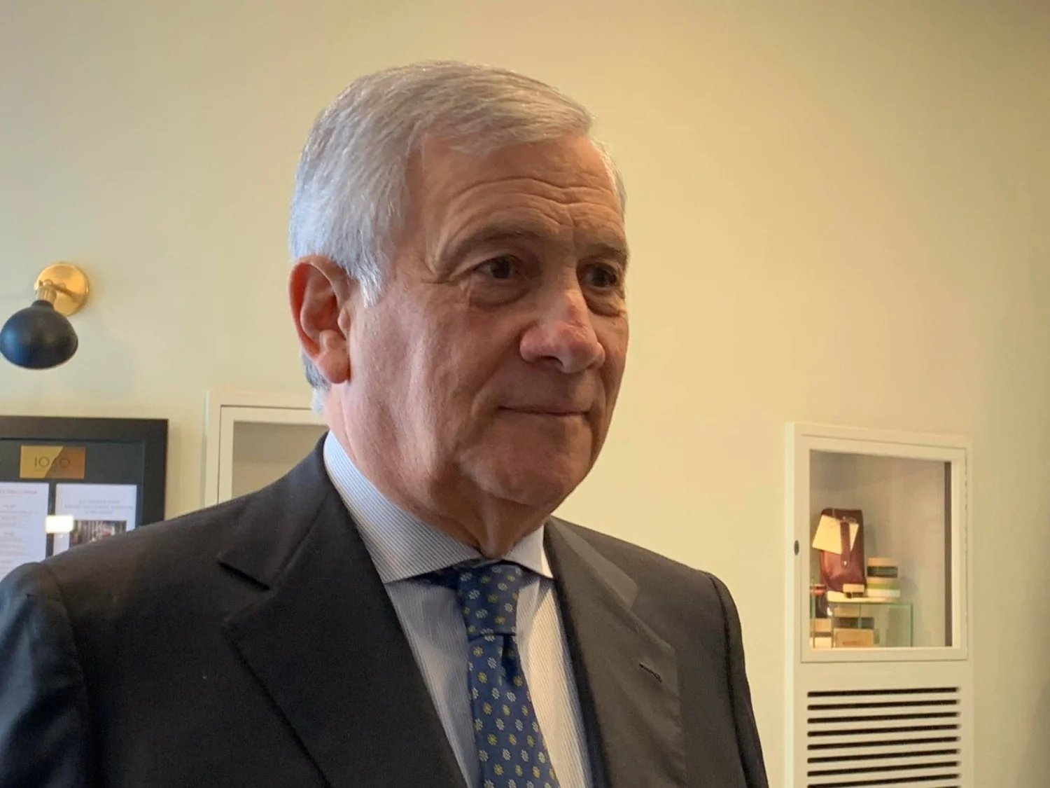 Tajani com leve mal-estar em Marino; exames no Gemelli não apontam problemas