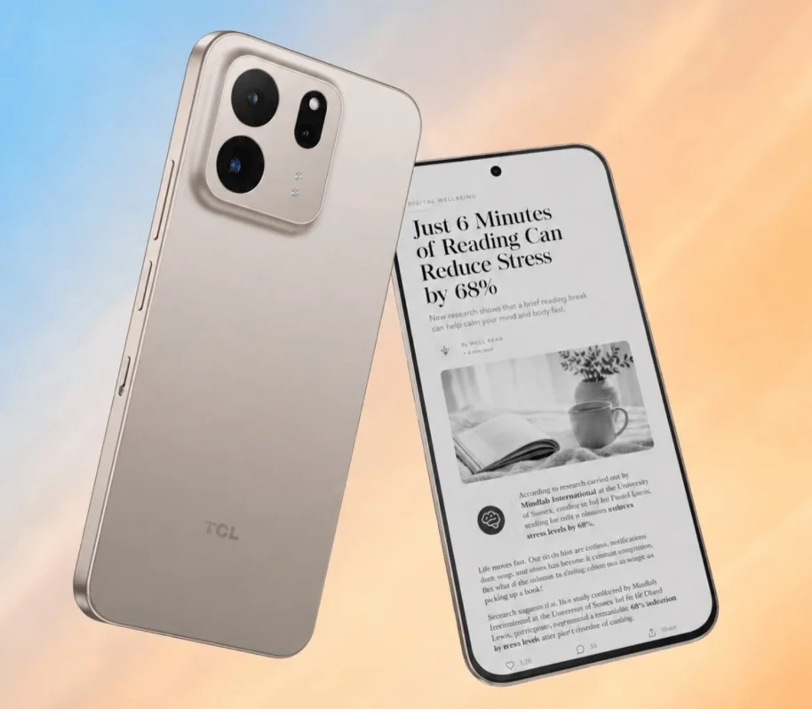 TCL P80 Ultra Nxtpaper: o smartphone que quer substituir o Kindle