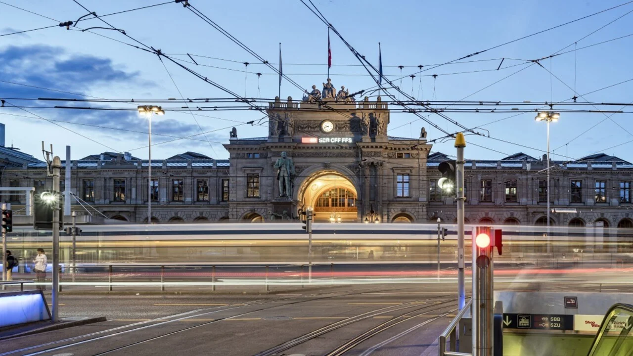 Zurique é novamente eleita a melhor estação ferroviária da Europa em 2026