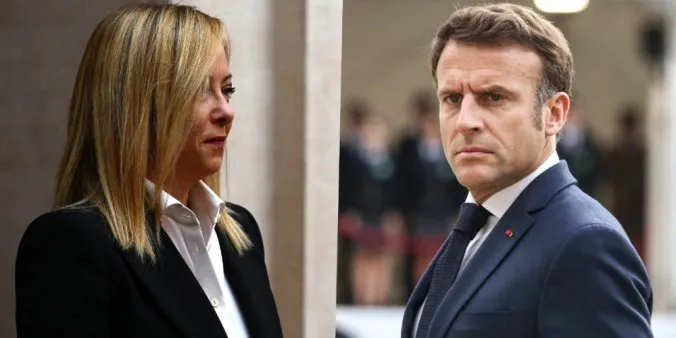 Meloni e Macron Debatem Imigração e Economia em Roma