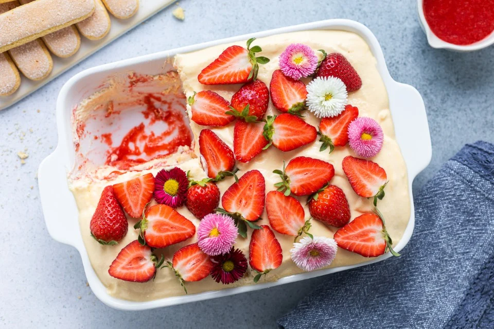 Aprenda a fazer Tiramisu de Morango