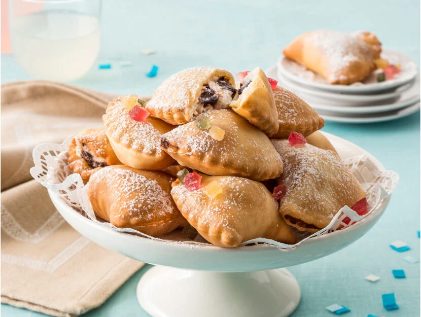 Receita Tradicional de Cassatelle Sicilianas Recheadas