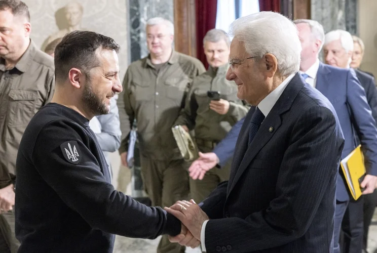 Mattarella: Apoio à Ucrânia Protege a Paz Mundial