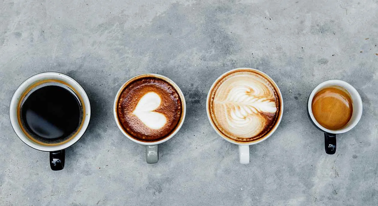 Diferença entre caffè espresso, macchiato, lungo e ristretto