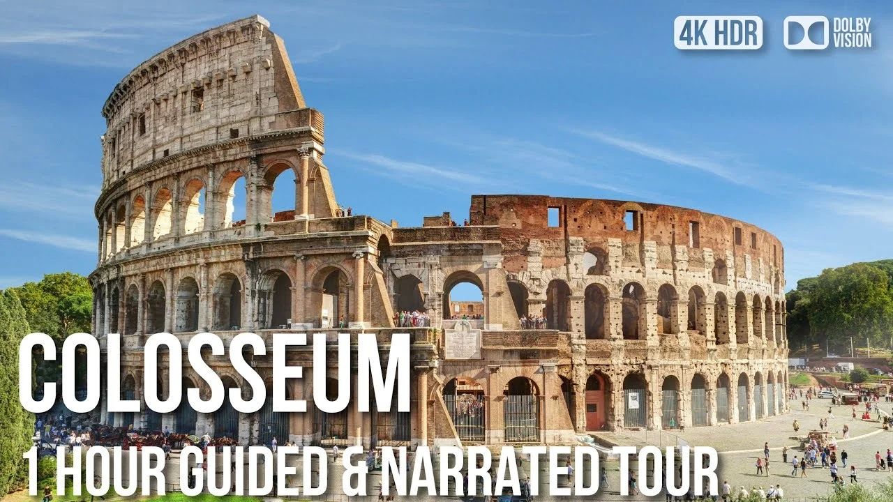Visita Completa ao Coliseu em Roma: Tour Guiado em 4K com Narração e Áudio Binaural