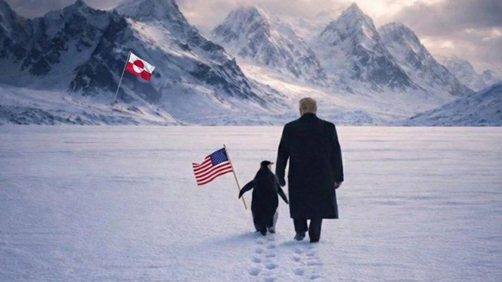 Trump e o 'pinguim nichilista': imagem gerada por IA da Casa Branca provoca críticas sobre simbologia e erro geográfico